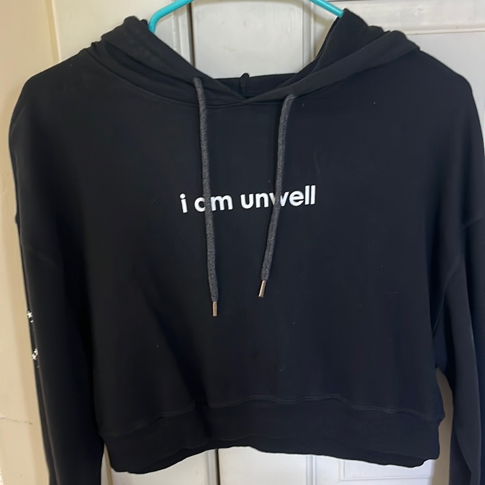 Call Her Daddy I am unwell cropped sweatshirt